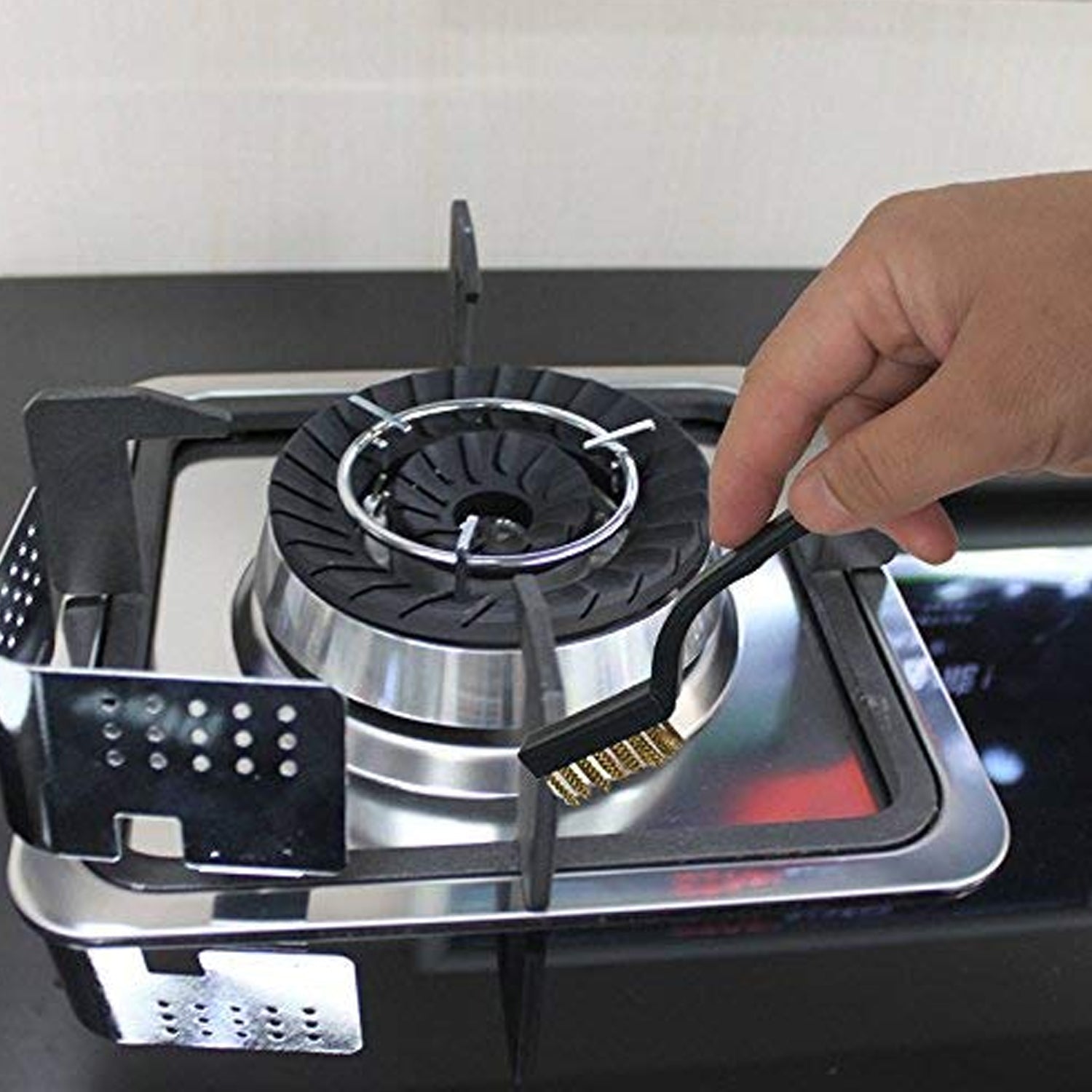 3pc Mini Wire Brush Set Brass Nylon Stainless Steel Bristles Household Cleaning Brush for Gas Stove, Smoke Machine Tool Burner Tiles Tap Rust Removal Welding Slag Dirt & Paint Scrubbing (3 Pcs Set) 3pc Mini Wire Brush Set Brass Nylon Stainless Steel Bristles Household Cleaning Brush for Gas Stove, Smoke Machine Tool Burner Tiles Tap Rust Removal Welding Slag Dirt & Paint Scrubbing (3 Pcs Set)